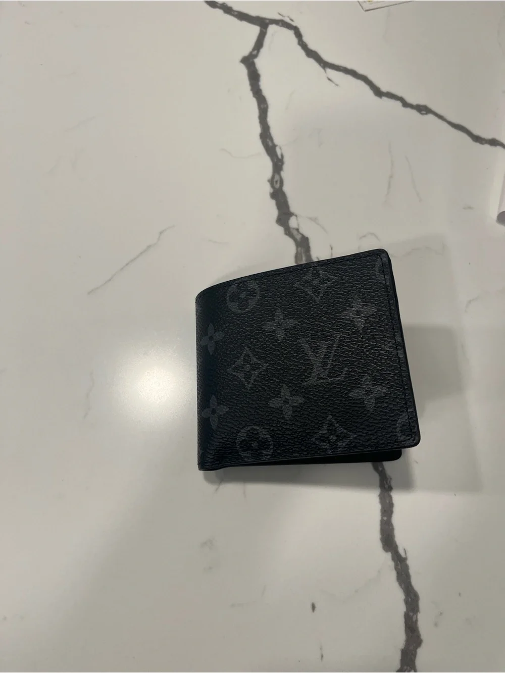 Louis Vuitton Monogram Bi-Fold Wallet in Black